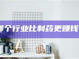 南安哪个行业比制药更赚钱？