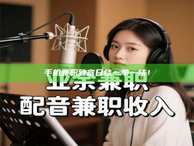 南安手机兼职致富日结一单一结！