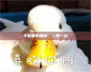 南安手机兼职赚钱，一单一结 第1张