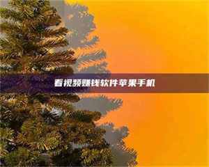 南安看视频赚钱软件苹果手机 第1张